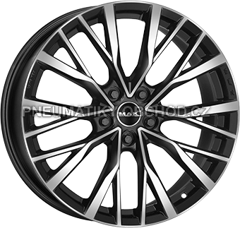 Alu kola MAK KENT, 22x10 5x120 ET42, černá lesklá + leštění (zátěžová)