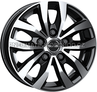 Alu kola MAK LOAD 5, 16x6.5 5x130 ET55, černá lesklá + leštění (zátěžová)