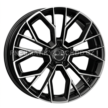 Alu kola MAK STILO, 20x8.5 5x112 ET45, černá lesklá + leštění (zátěžová)