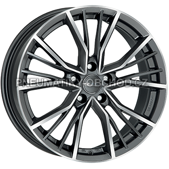 Alu kola MAK UNION, 19x8.5 5x112 ET39, šedivá + leštění (zátěžová)