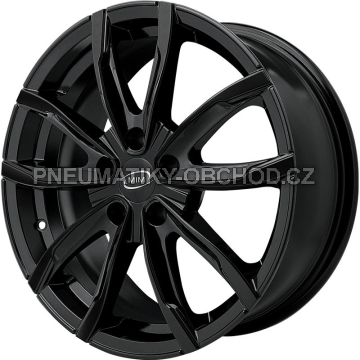 Alu kola MiM EVO001, 17x7 5x112 ET45, černá lesklá