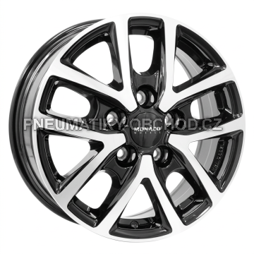 Alu kola MONACO WHEELS CL2T, 16x6.5 5x160 ET60, černá lesklá + leštění (zátěžová)