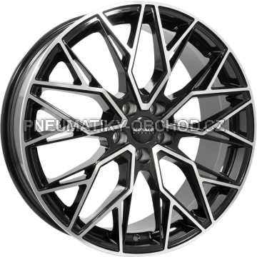 Alu kola MONACO WHEELS GP15, 20x8.5 5x108 ET45, černá lesklá + leštění (zátěžová)