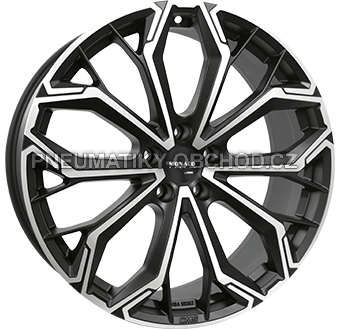 Alu kola MONACO WHEELS GPC17, 19x8 5x108 ET45, černá matná + leštění (zátěžová)