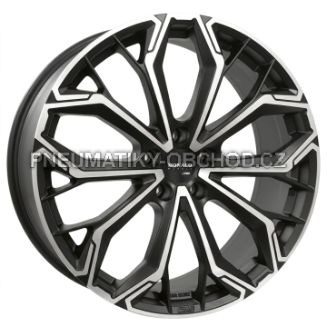 Alu kola MONACO WHEELS GPC17, 19x8 5x112 ET34, černá matná + leštění (zátěžová)