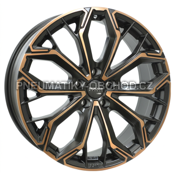 Alu kola MONACO WHEELS GPC17, 19x8 5x112 ET35, černá + měděná barva leštění (zátěžová)