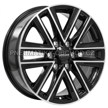 Alu kola MONACO WHEELS VT1, 18x8 6x139.7 ET54, černá lesklá + leštění (zátěžová)