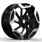 Alu kola Racing Line 3S1080, 18x7.5 5x114.3 ET45, černá + leštění