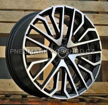 Alu kola Racing Line 3S1261, 19x8 5x112 ET40, černá + leštění