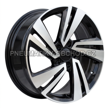 Alu kola Racing Line 3S1282, 18x7 5x100 ET39, černá + leštění
