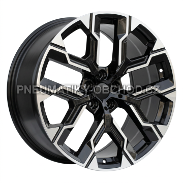 Alu kola Racing Line 3S1318, 20x10.5 5x112 ET44, černá + leštění (zátěžová)