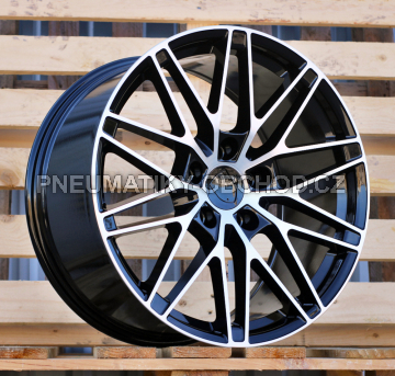 Alu kola Racing Line 3S1324, 21x8.5 5x130 ET27, černá + leštění (zátěžová)