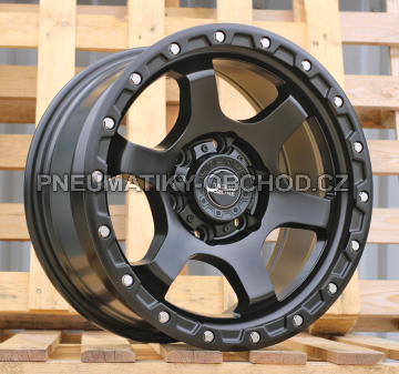 Alu kola Racing Line 3S240, 17x8.5 6x139.7 ET10, černá matná (zátěžová)