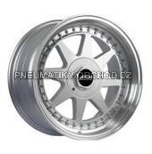 Alu kola Racing Line 7905F, 17x8.5 5x112 ET30, stříbrná + leštěný límec