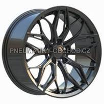 Alu kola Racing Line A1407, 17x7.5 5x112 ET40, černá lesklá