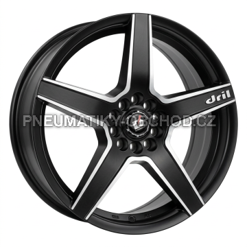 Alu kola Racing Line A5274, 18x8 10x105 ET35, černá matná + leštění