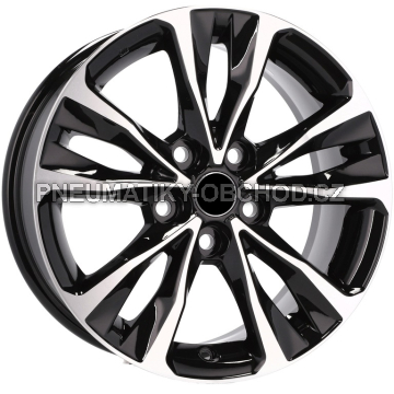 Alu kola Racing Line A5499, 17x7 5x100 ET40, černá + leštění