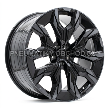Alu kola Racing Line A5915, 20x8.5 5x112 ET28, černá + tmavé leštění (zátěžová)