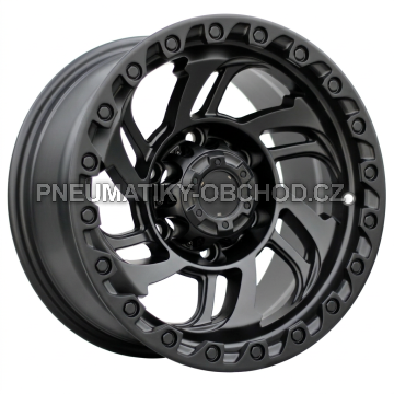 Alu kola Racing Line A6278, 15x8 6x139.7 ET, černá matná (zátěžová)