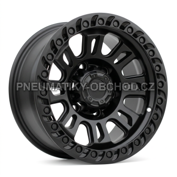 Alu kola Racing Line A8916, 15x8 6x139.7 ET, černá matná (zátěžová)