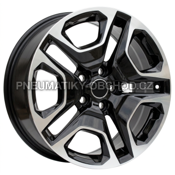 Alu kola Racing Line B1092, 18x8 5x114.3 ET35, černá + leštění