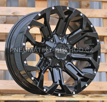 Alu kola Racing Line B1417, 20x9 8x165.1 ET, černá lesklá (zátěžová)