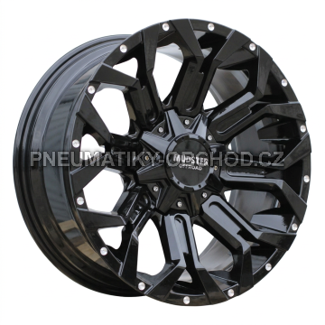 Alu kola Racing Line B1417, 20x9 8x180 ET, černá lesklá (zátěžová)