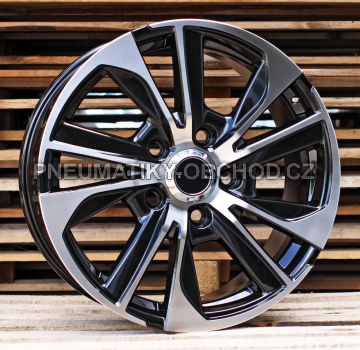 Alu kola Racing Line B1611, 20x8.5 5x150 ET40, černá + leštění