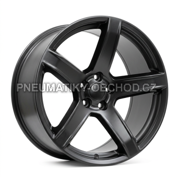 Alu kola Racing Line B1671, 18x7.5 5x115 ET20, černá matná