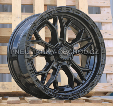 Alu kola Racing Line B1971, 20x9 5x139.7 ET40, černá lesklá (zátěžová)
