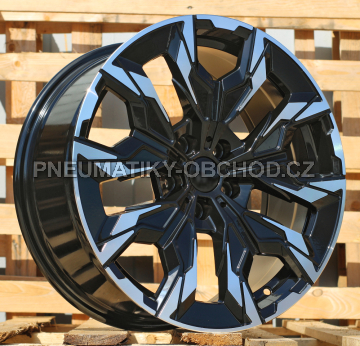 Alu kola Racing Line B1992, 18x8 5x112 ET27, černá + leštění