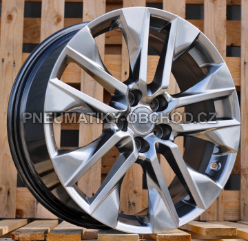 Alu kola Racing Line B2027, 19x7.5 5x114.3 ET40, titanová metalíza