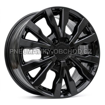 Alu kola Racing Line B3025, 16x6.5 6x120 ET50, černá lesklá (zátěžová)
