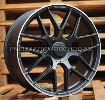 Alu kola Racing Line B5318, 20x8.5 5x130 ET35, saténová černá (zátěžová)