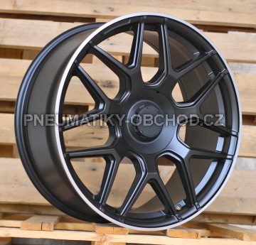 Alu kola Racing Line B5318, 21x10 5x130 ET35, saténová černá (zátěžová)