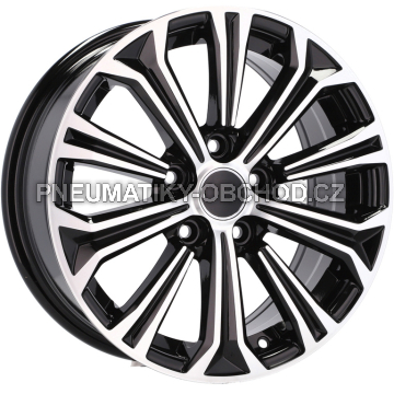 Alu kola Racing Line B5845, 15x6 5x100 ET40, černá + leštění