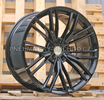 Alu kola Racing Line B5964, 20x9 5x112 ET44, černá lesklá (zátěžová)