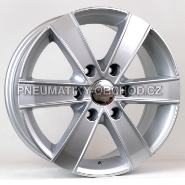 Alu kola Racing Line BK474, 16x7 6x130 ET60, stříbrná (zátěžová)