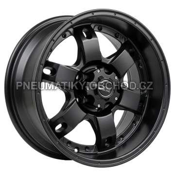 Alu kola Racing Line BK749, 16x8 5x114.3 ET-10, černá matná