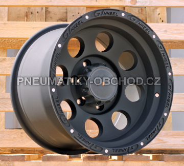 Alu kola Racing Line BY531, 16x10 6x139.7 ET-10, černá matná