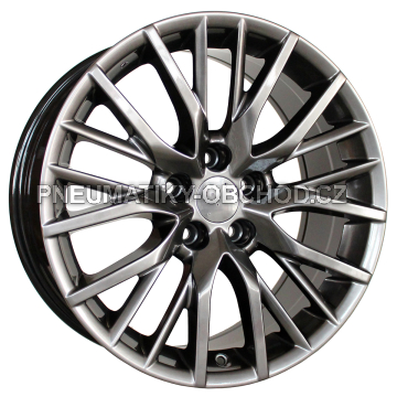 Alu kola Racing Line F0133, 20x8 5x114.3 ET30, titanová metalíza (zátěžová)