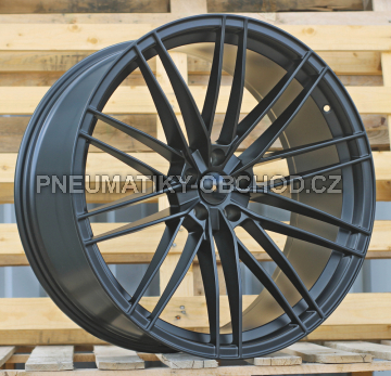 Alu kola Racing Line F1995, 22x10 5x112 ET18, černá matná (zátěžová)