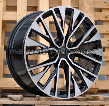 Alu kola Racing Line F733, 20x9 5x112 ET35, černá + leštění