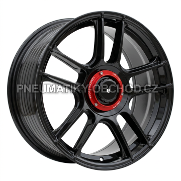 Alu kola Racing Line F7826, 17x7.5 10x100 ET40, černá lesklá