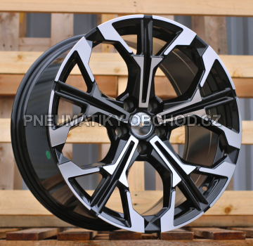 Alu kola Racing Line F9735, 19x9 5x112 ET35, černá + leštění