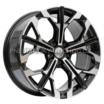Alu kola Racing Line F9735, 19x9 5x112 ET35, černá + leštění