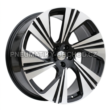 Alu kola Racing Line FB007, 21x9.5 5x112 ET36, černá + leštění