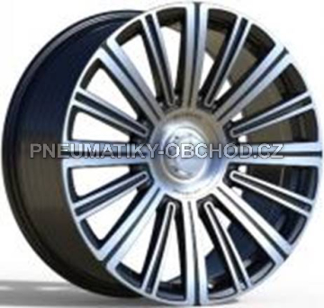 Alu kola Racing Line FB0620J, 22x10 5x112 ET45, černá + leštění (zátěžová)