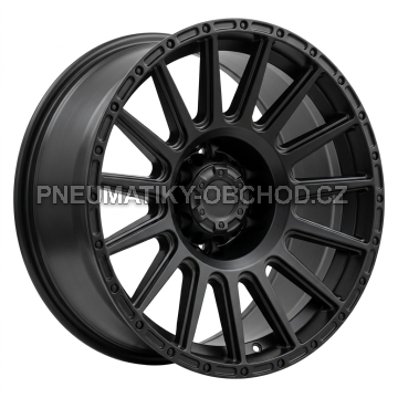 Alu kola Racing Line FBX026, 18x9 6x139.7 ET-12, černá matná (zátěžová)