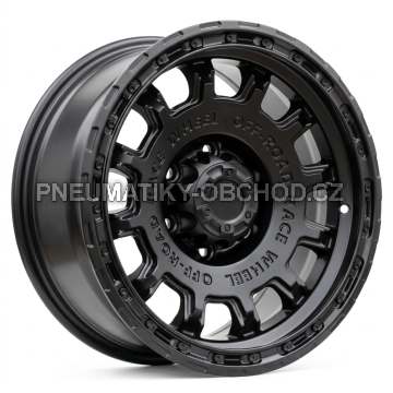 Alu kola Racing Line FBX034, 17x8.5 6x139.7 ET12, černá matná (zátěžová)